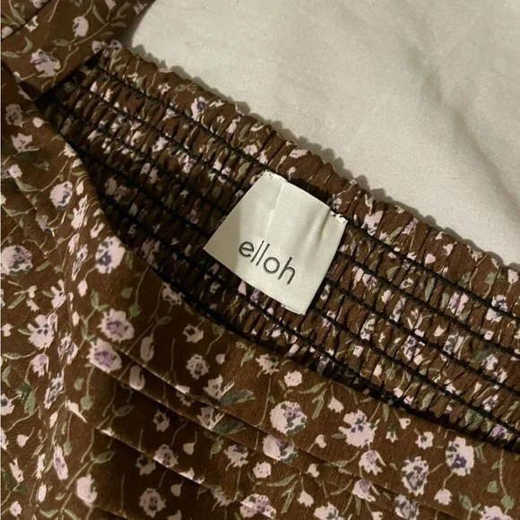 Pinkblush Chocolate Floral Maxi Dress - Picture 5 of 5